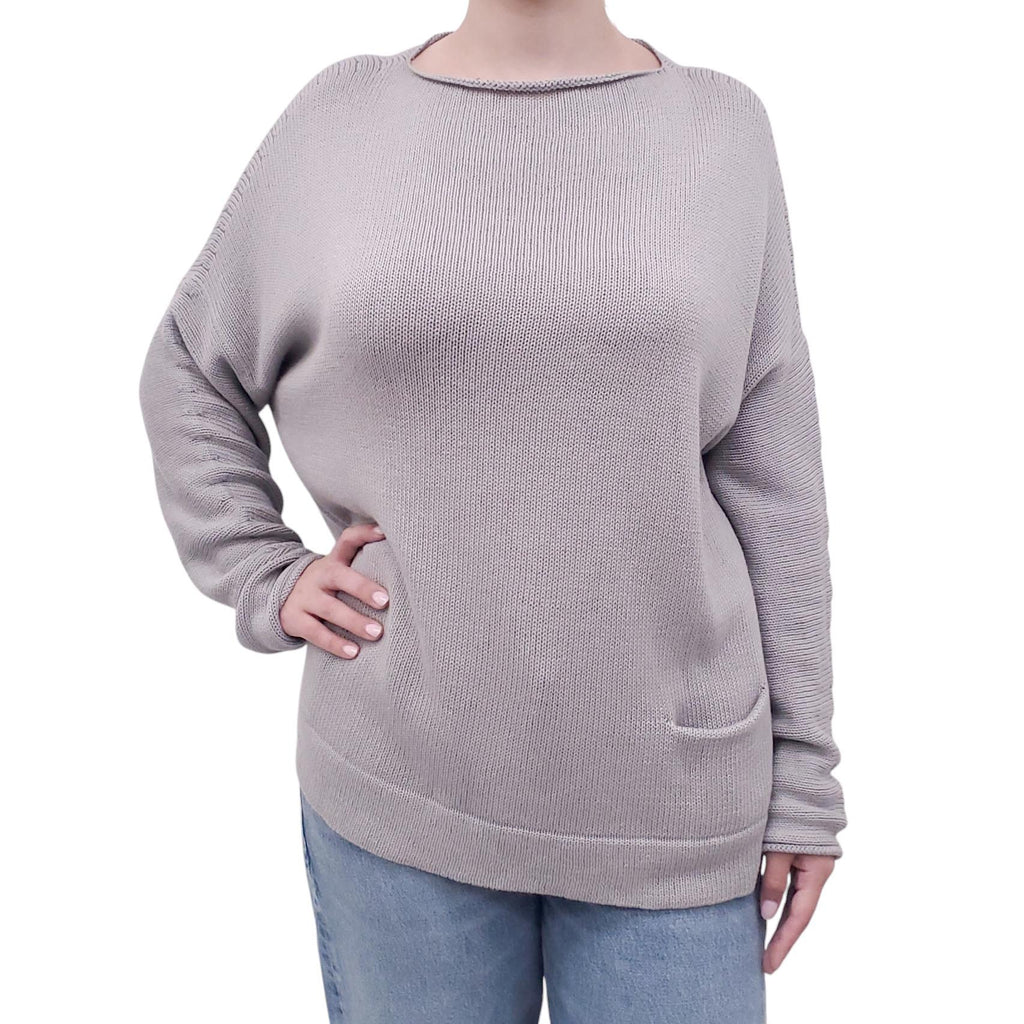 LAUREN MANOOGIAN OVERSIZED COTTON AND WOOL SWEATER - SIZE 1 (S)