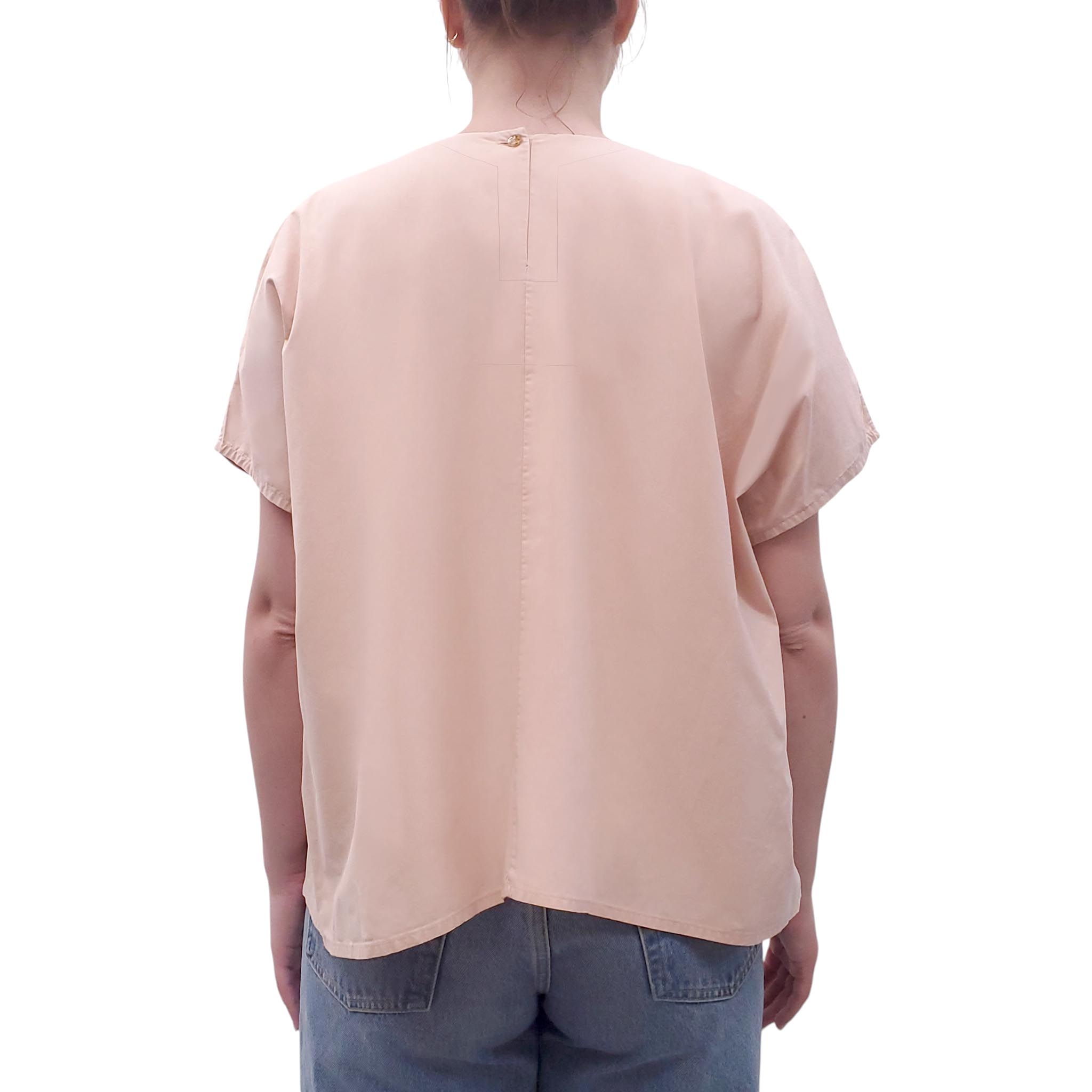 TOOGOOD BLUSH PINK BLOUSE - SIZE L