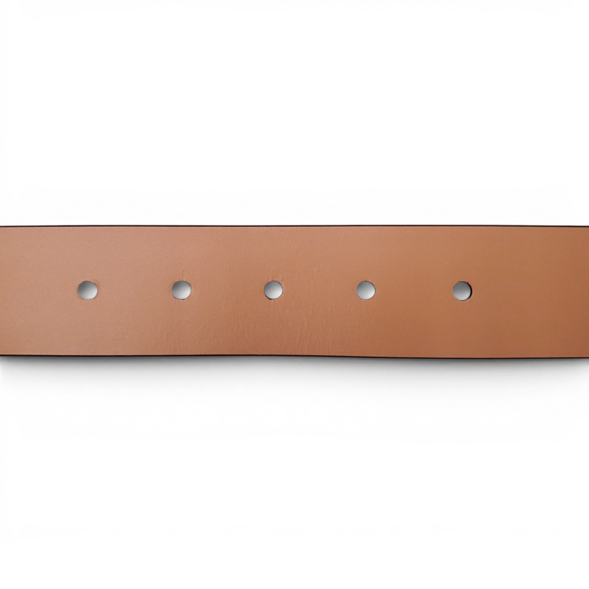 LOEWE SUEDE BELT WITH GOLD BUCKLE - SIZE 75