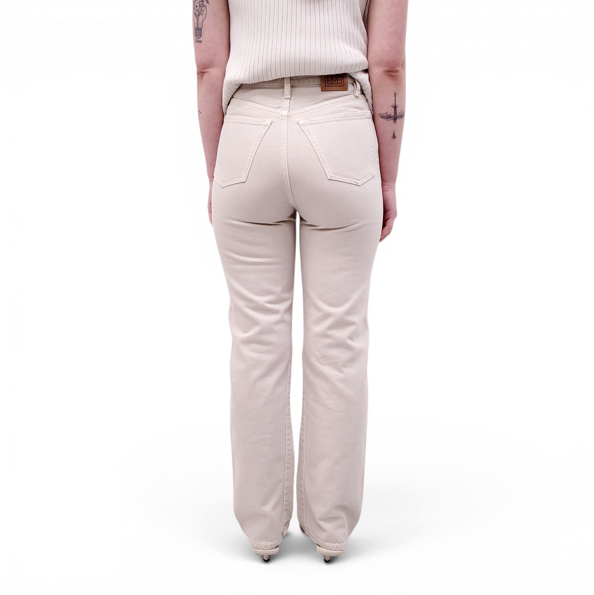 TOTEME BEIGE JEANS - SIZE 24