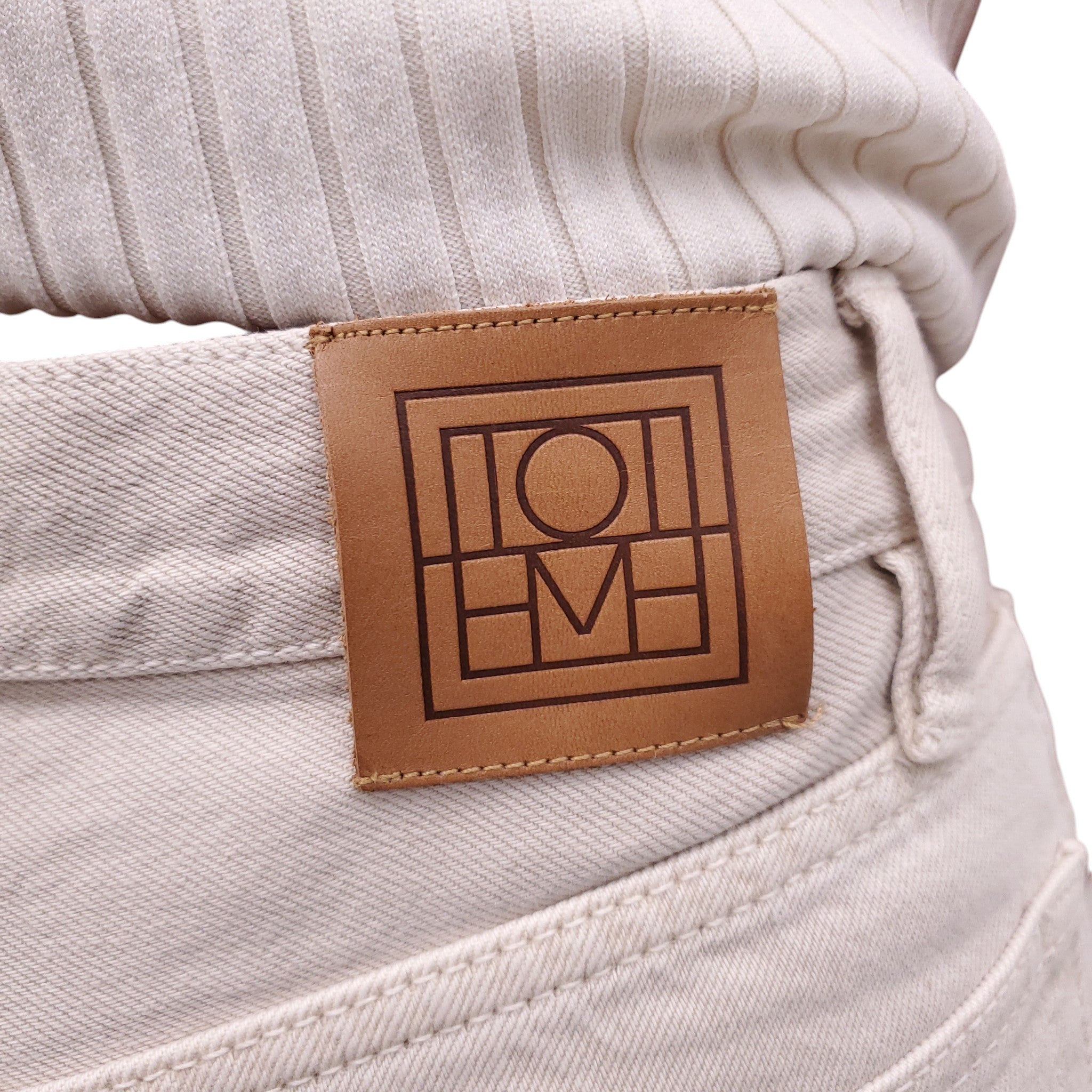 TOTEME BEIGE JEANS - SIZE 24
