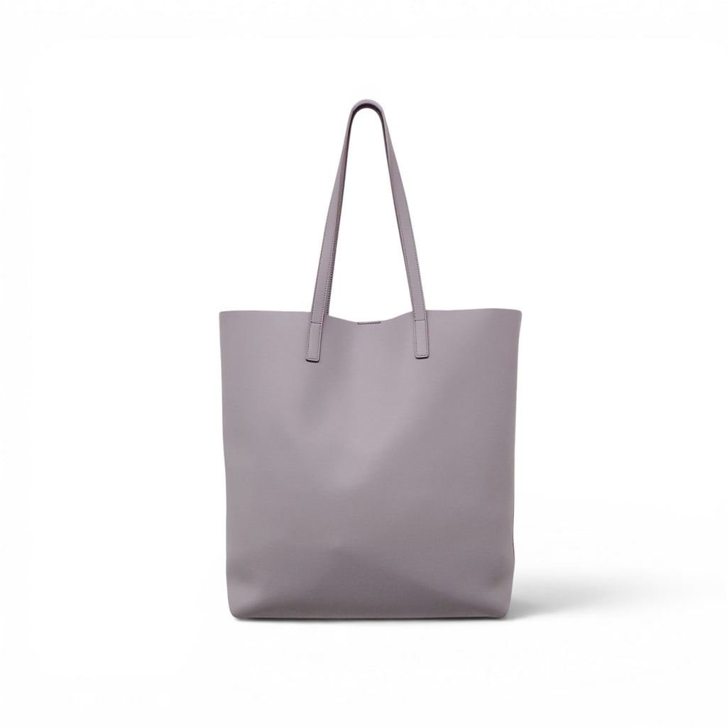 SAINT LAURENT GREY BUCKET TOTE BAG
