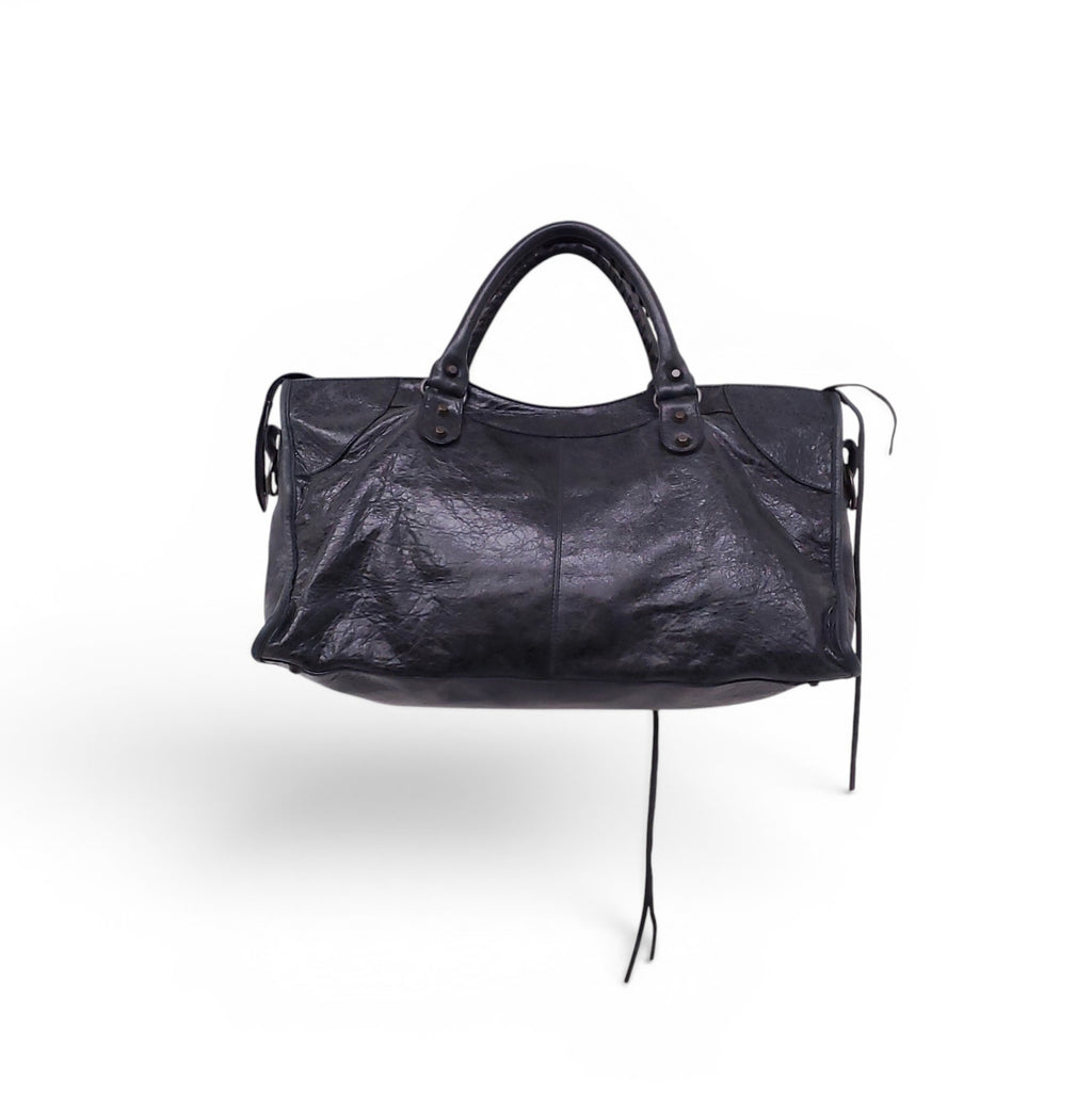 BALENCIAGA CHARCOAL GREY CITY BAG