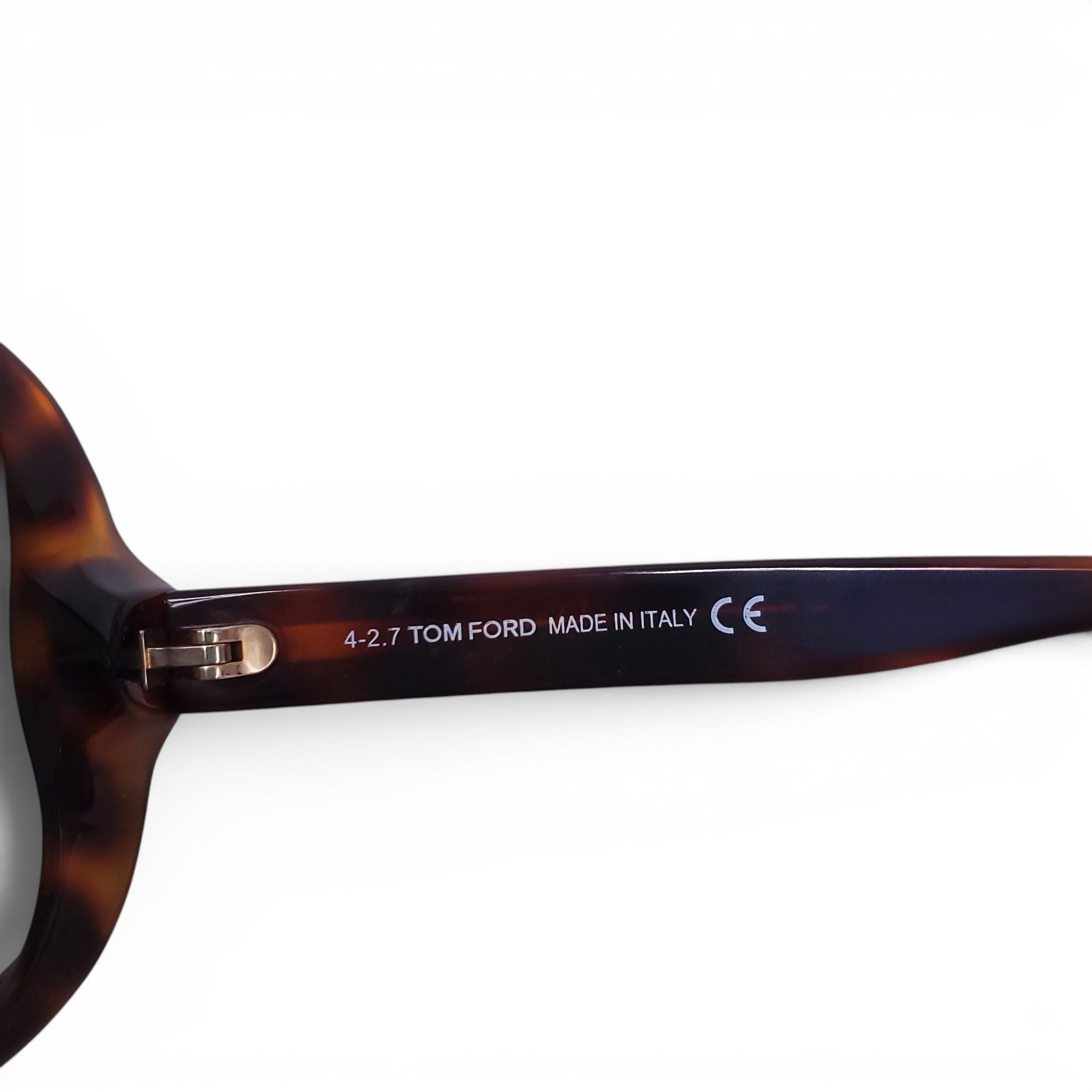 TOM FORD TORTOISE SHELL SHIELD SUNGLASSES