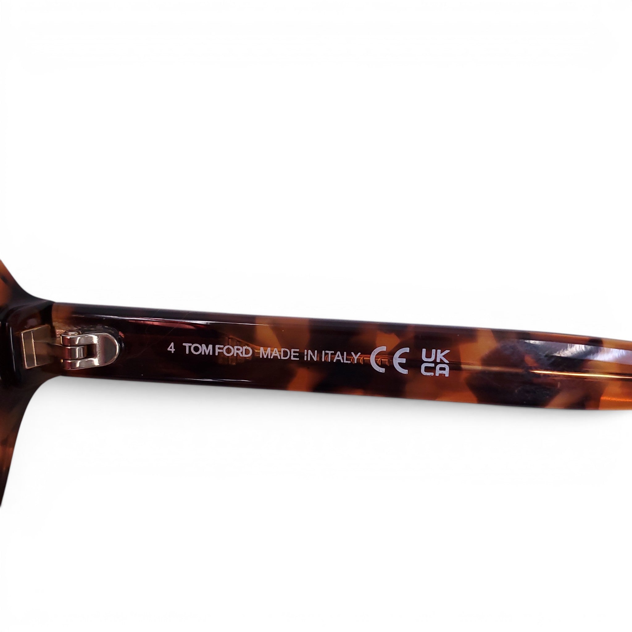 TOM FORD TORTOISE AVIATOR SUNGLASSES WITH PINK LENSES