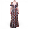 MISSONI RUNWAY METALLIC PATTERNED MAXI DRESS - SIZE 40