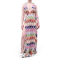 MISSONI MULTICOLOURED METALLIC ZIGZAG LAMÉ JUMPSUIT - SIZE 40