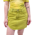 THE ATTICO GREEN JEAN SKIRT - SIZE 28