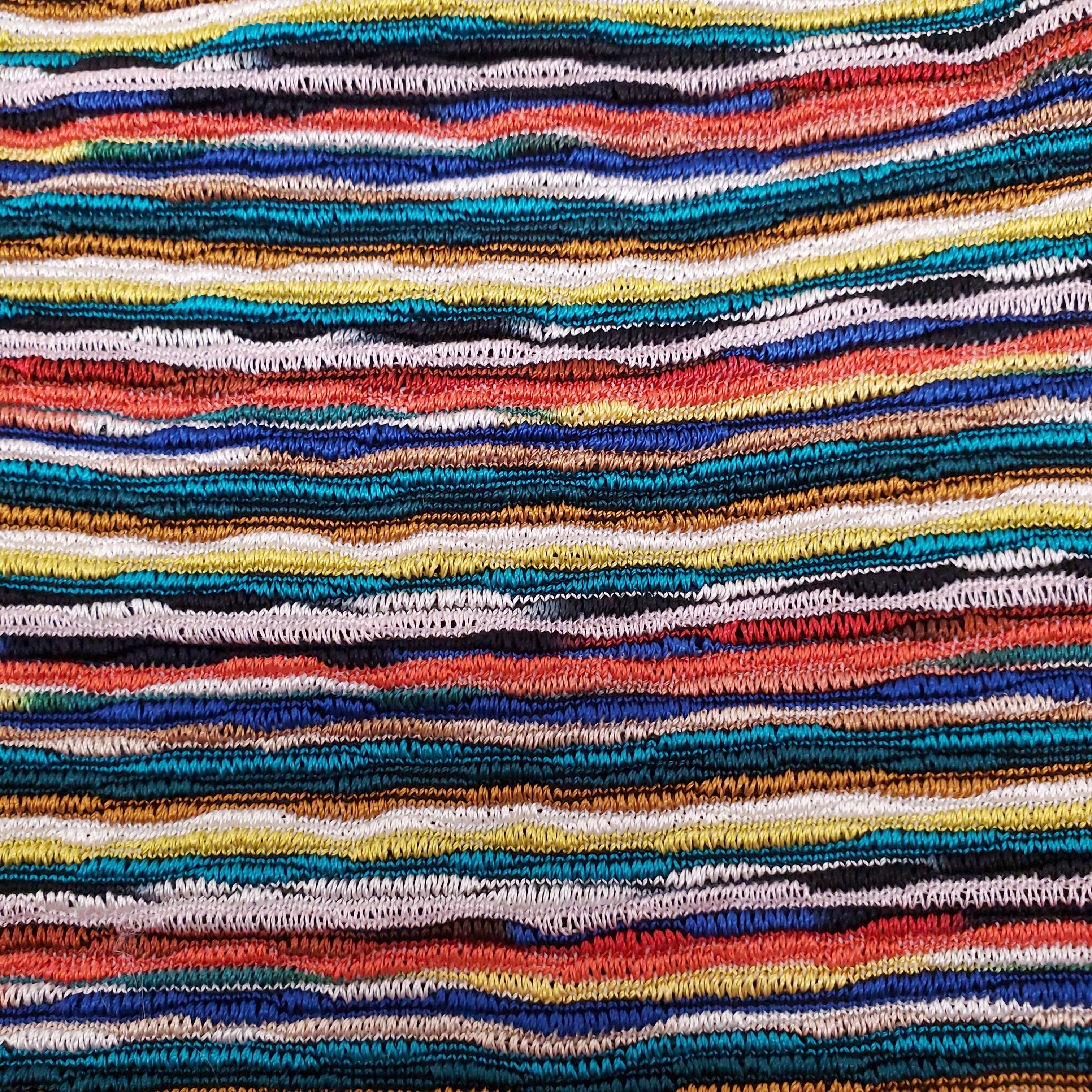 MISSONI MULTI COLOURED BATHING SUIT - SIZE 36