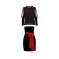 SAINT LAURENT RED POLKA DOT VINTAGE SET - SIZE 34