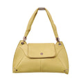 YVES SAINT LAURENT YELLOW LEATHER SHOULDER BAG