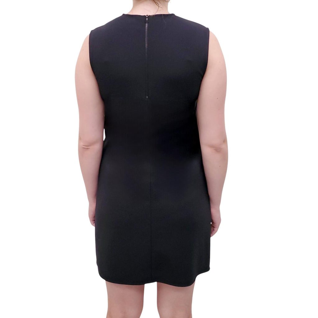 ACNE STUDIOS BLACK ASYMMETRICAL DRESS - SIZE 36