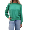 LOULOU STUDIO GREEN SWEATER - SIZE S