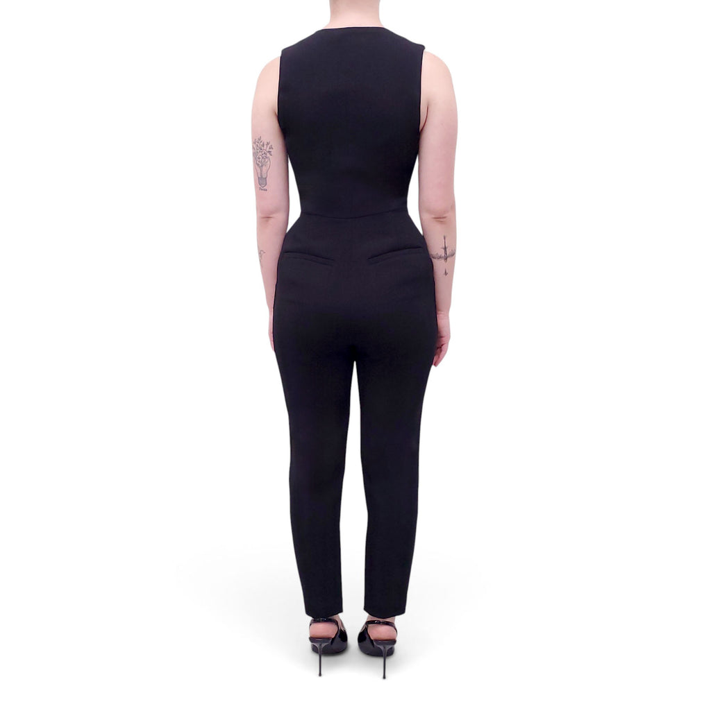A.L.C. BLACK TUXEDO JUMPSUIT - SIZE 4