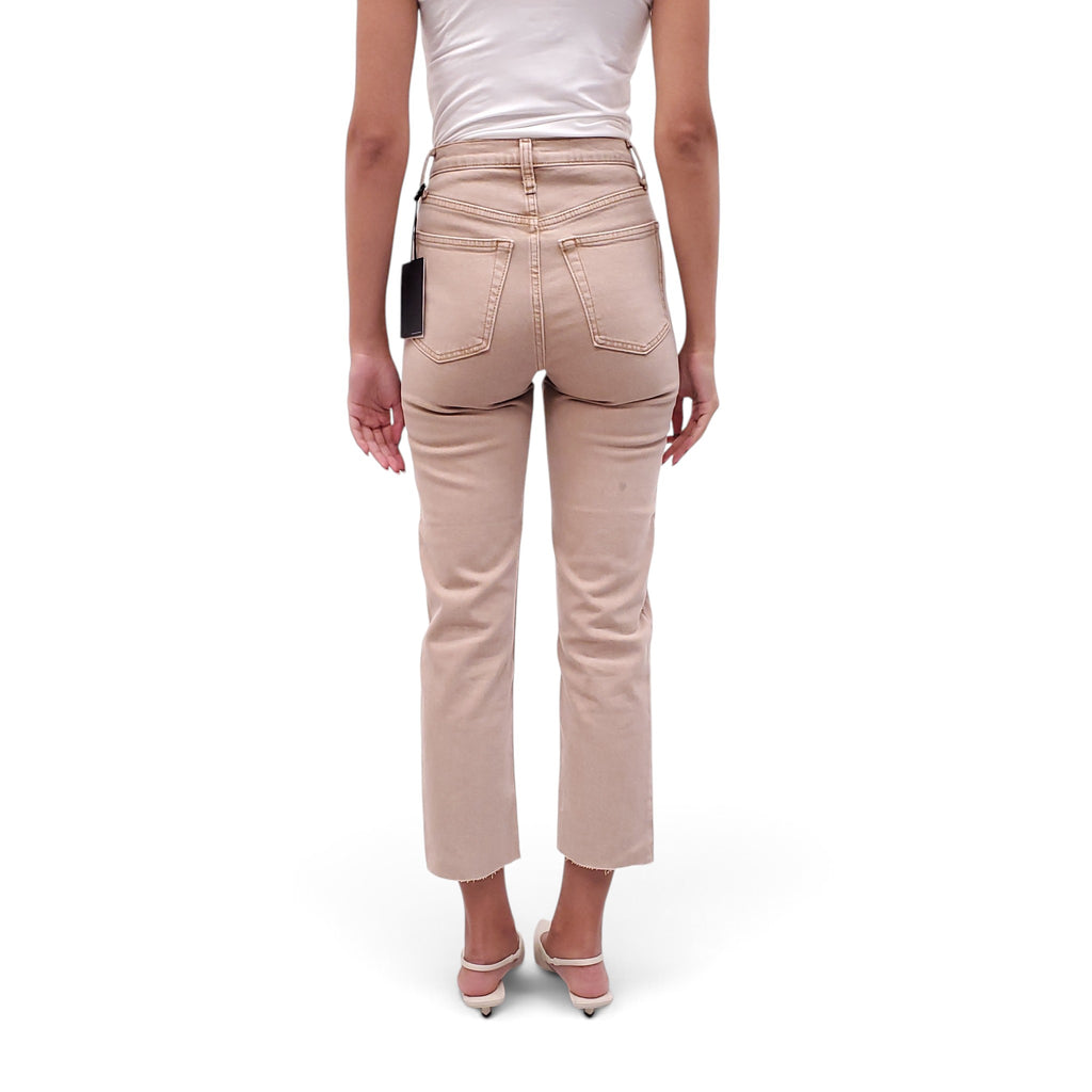 RE/DONE KHAKI 90'S HIGH RISE LOOSE JEANS - SIZE 25