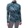 ISABEL MARANT ÉTOILE TEAL FLORAL LONG SLEEVE TOP - SIZE 34