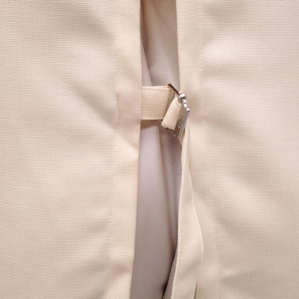 AMI PARIS BUTTER YELLOW BLOUSE WITH SLIT DETAIL - SIZE S