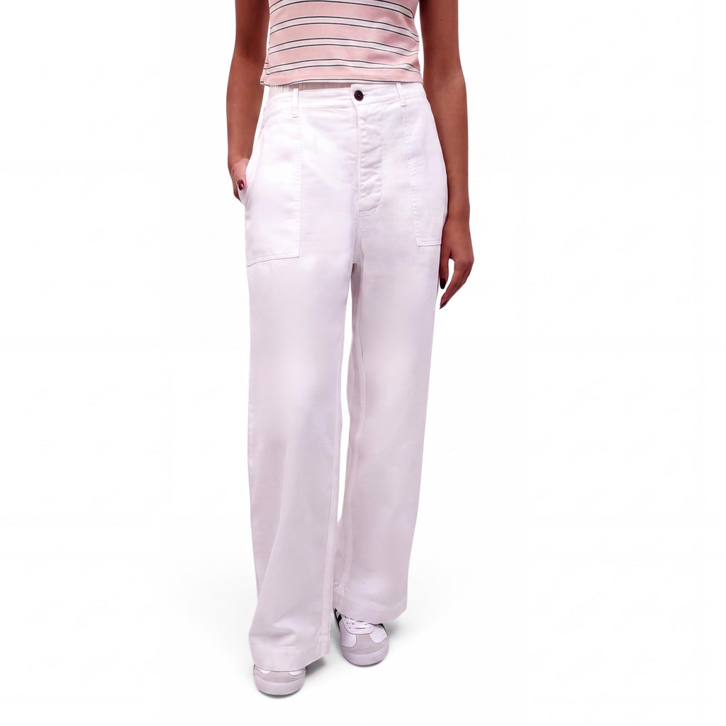 NILI LOTAN WHITE CARGO PANT - SIZE 10