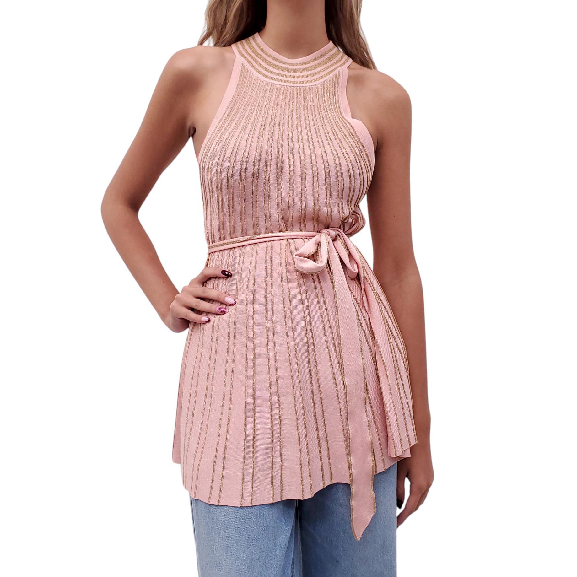 ZIMMERMANN KNIT METALLIC TANK TOP - SIZE US 10 (3)