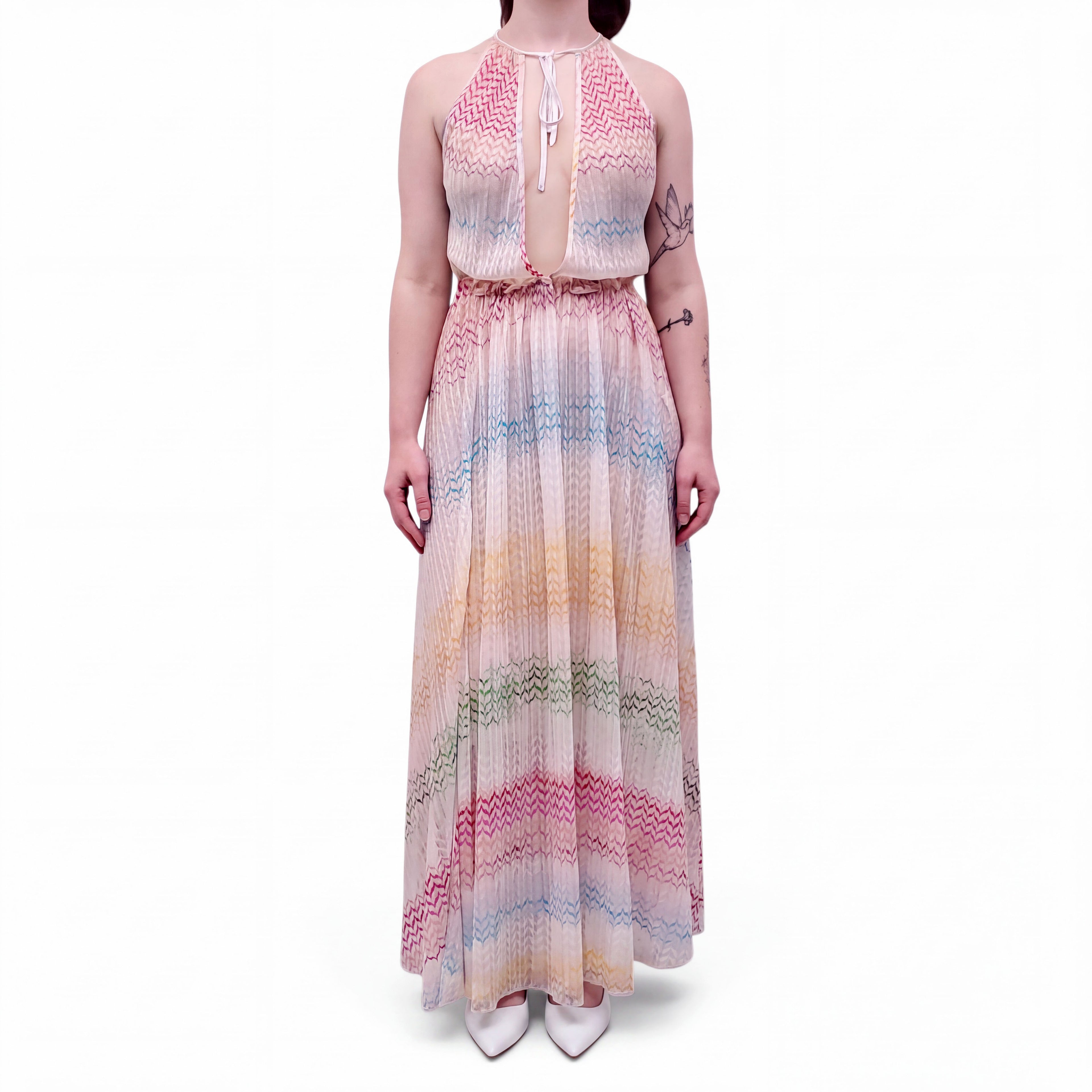 MISSONI MARE RAINBOW COVERUP DRESS - SIZE 40