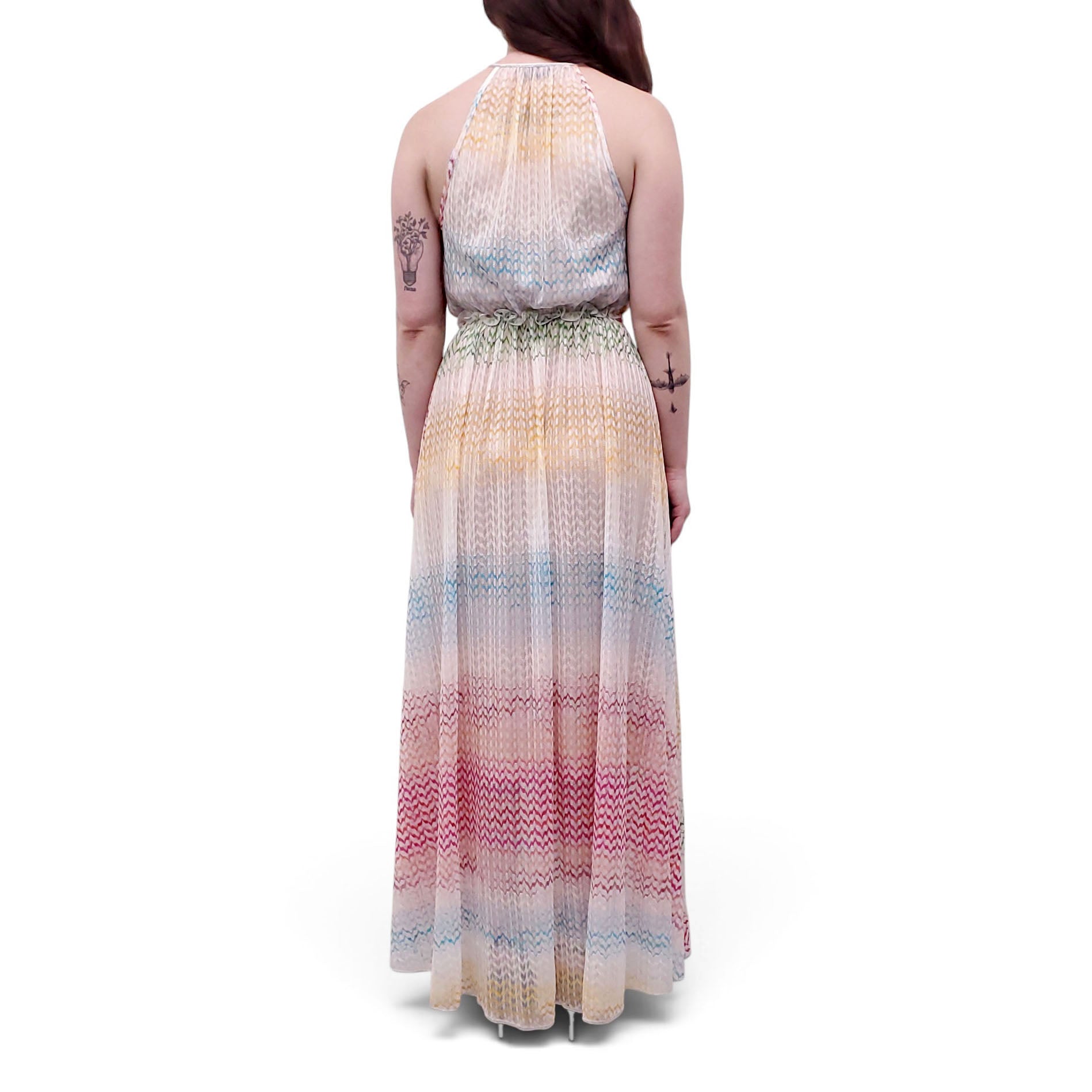 MISSONI MARE RAINBOW COVERUP DRESS - SIZE 40