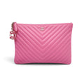 CHANEL PINK CHEVRON O-CASE
