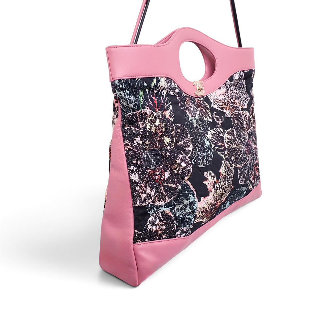 CHANEL FLORAL LARGE 31 SHOPPING BAG