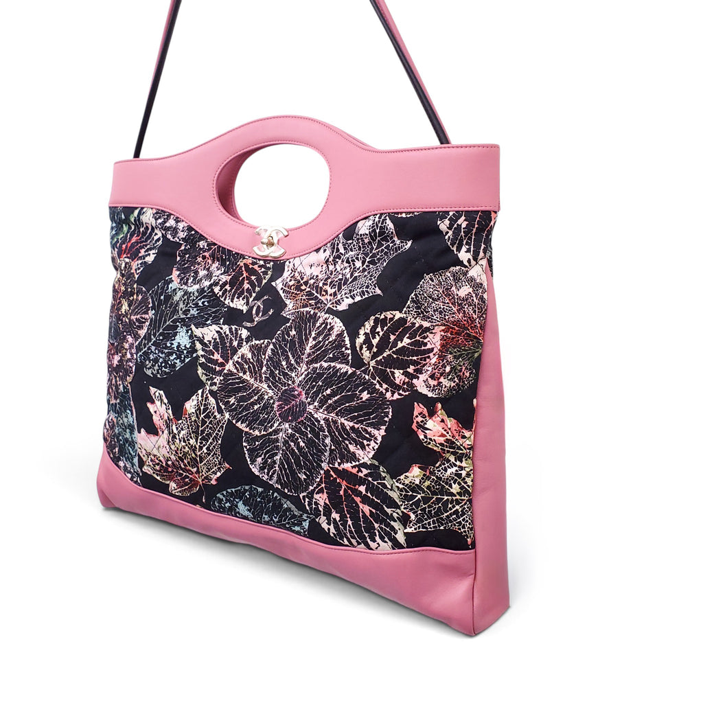 CHANEL FLORAL LARGE 31 SHOPPING BAG