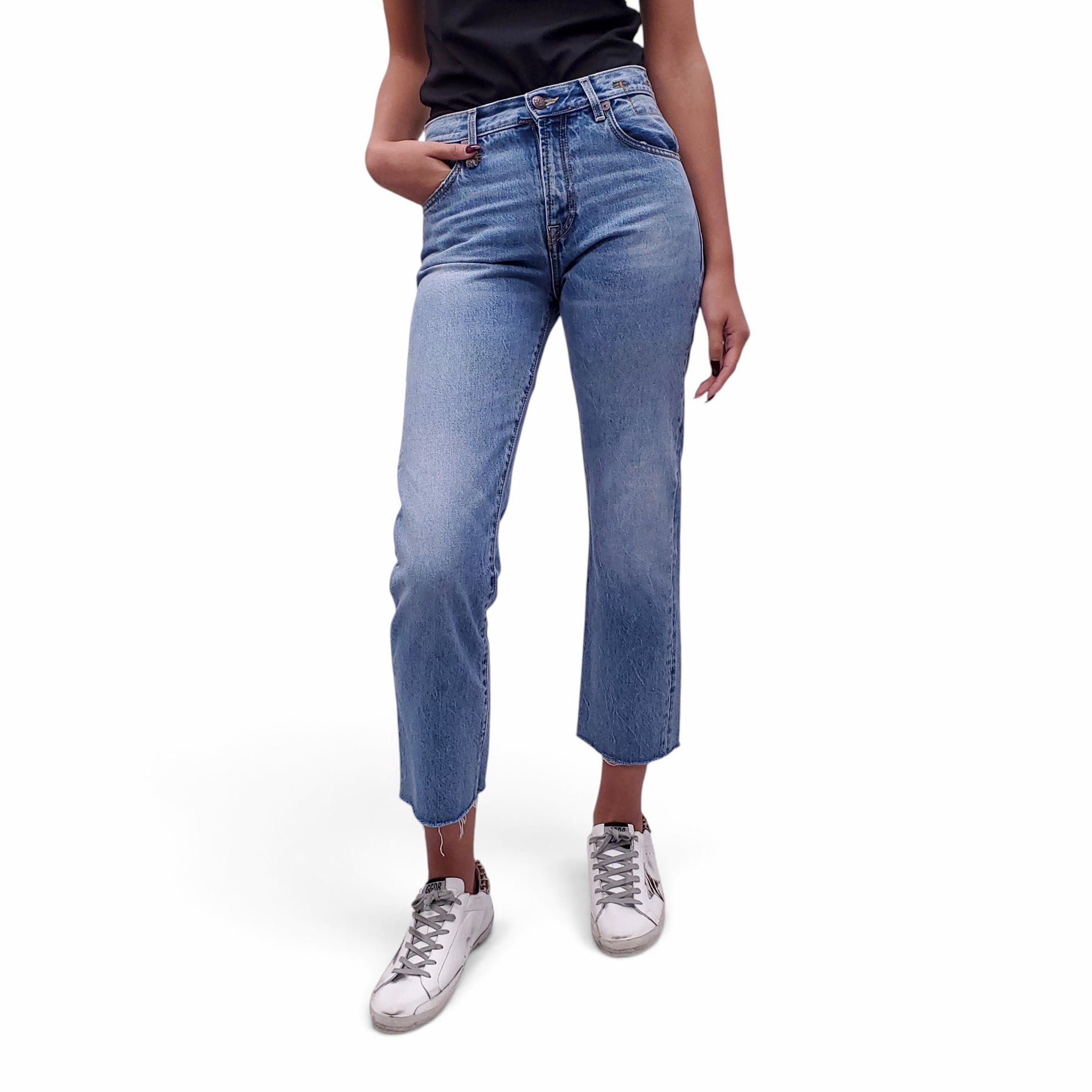 R13 JASPER BOWIE JEANS - SIZE 26