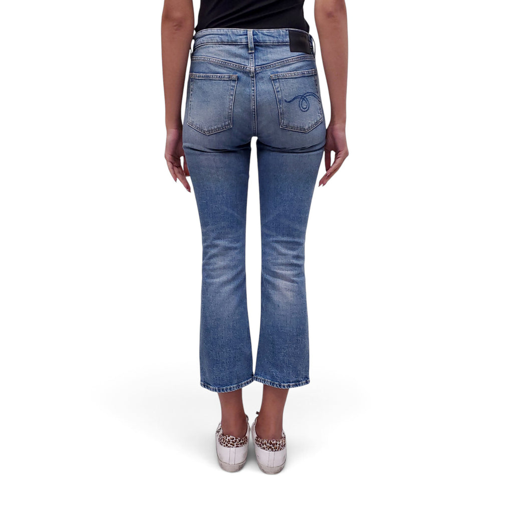 R13 JASPER STRETCH KICK FIT JEANS - SIZE 28