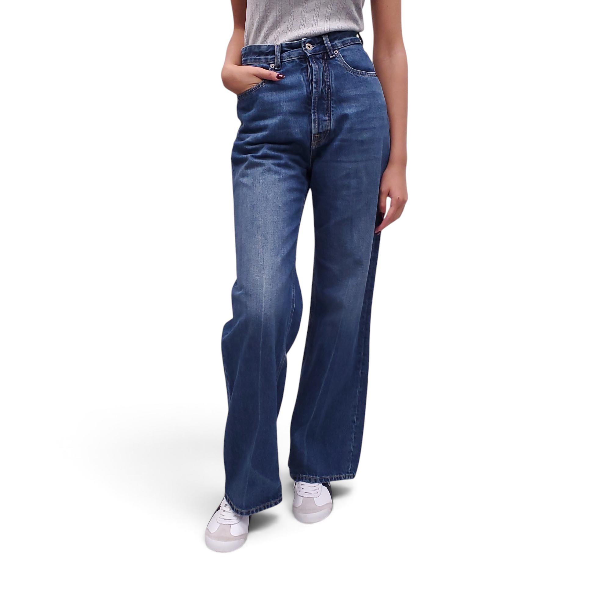 MIU MIU LOGO DENIM - SIZE 24