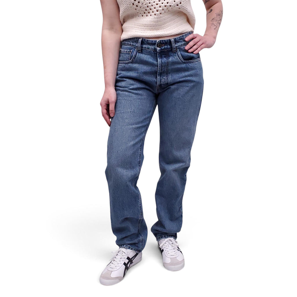 MIU MIU LOGO DENIM - SIZE 25