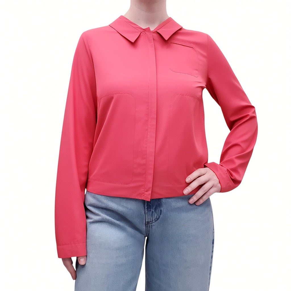 JIL SANDER PINK WINDBREAKER - SIZE 36