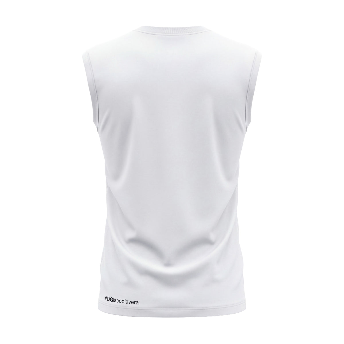DOLCE & GABBANA ITALIA TANK WITH CRYSTAL DETAIL - SIZE 36 (OVERSIZED)