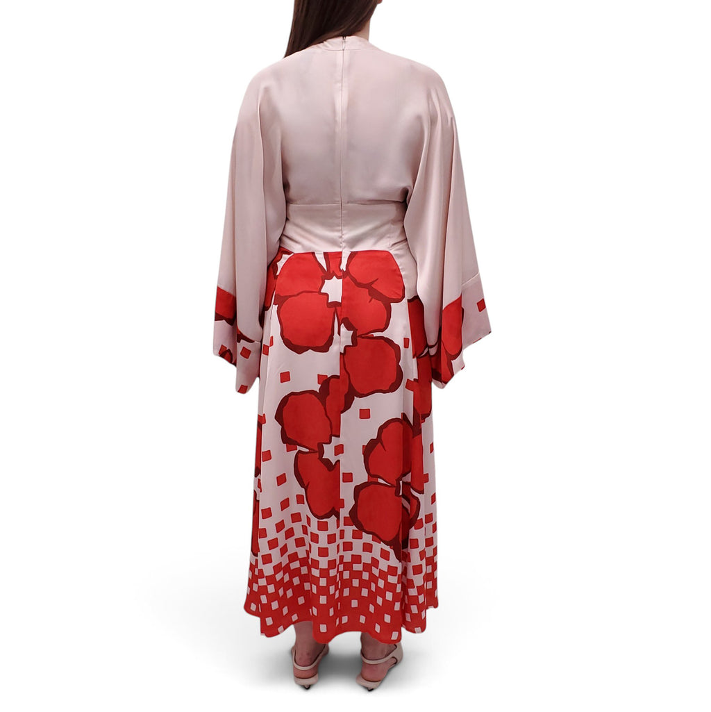 SMYTHE BUTTERFLY MIDI DRESS - SIZE 10
