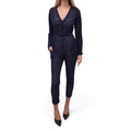 RACHEL COMEY NAVY LACE JUMPSUIT - SIZE 2