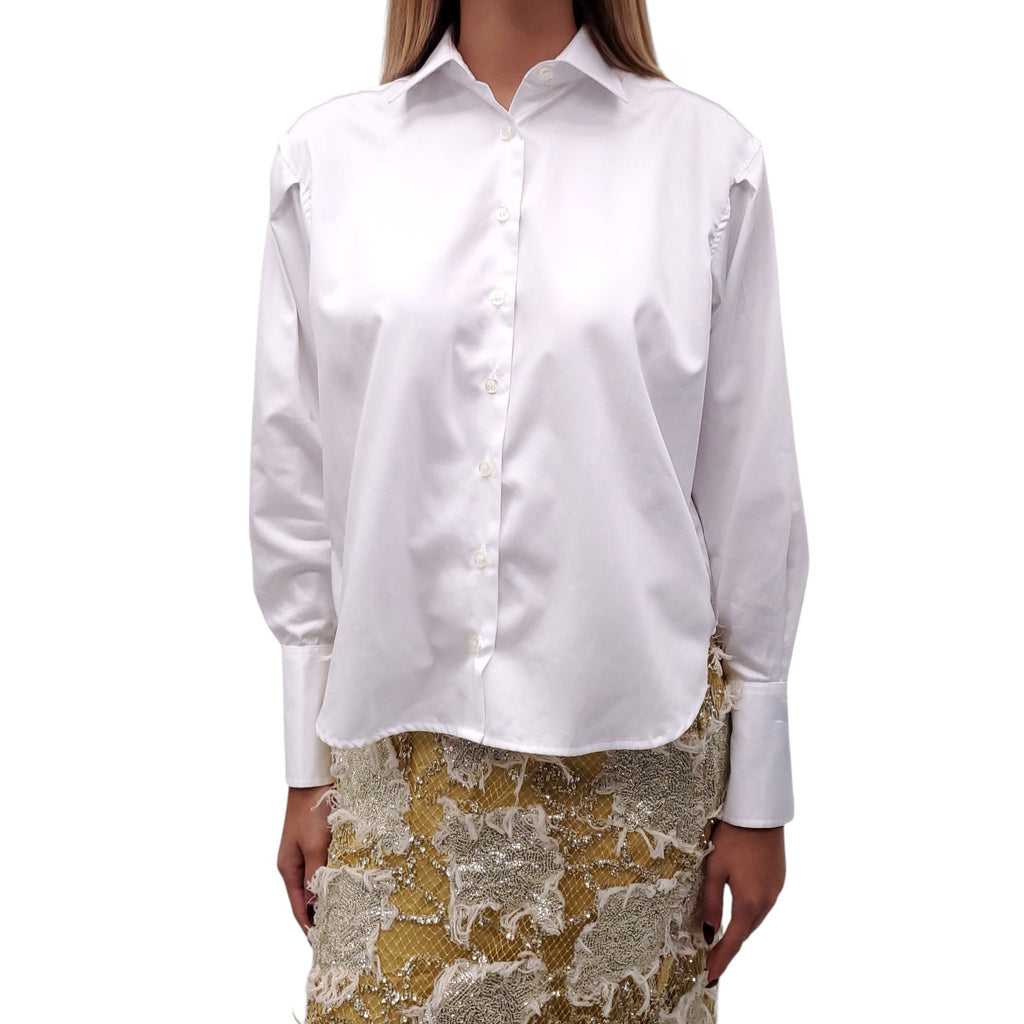 T.LINE WHITE BLOUSE - SIZE XS/S