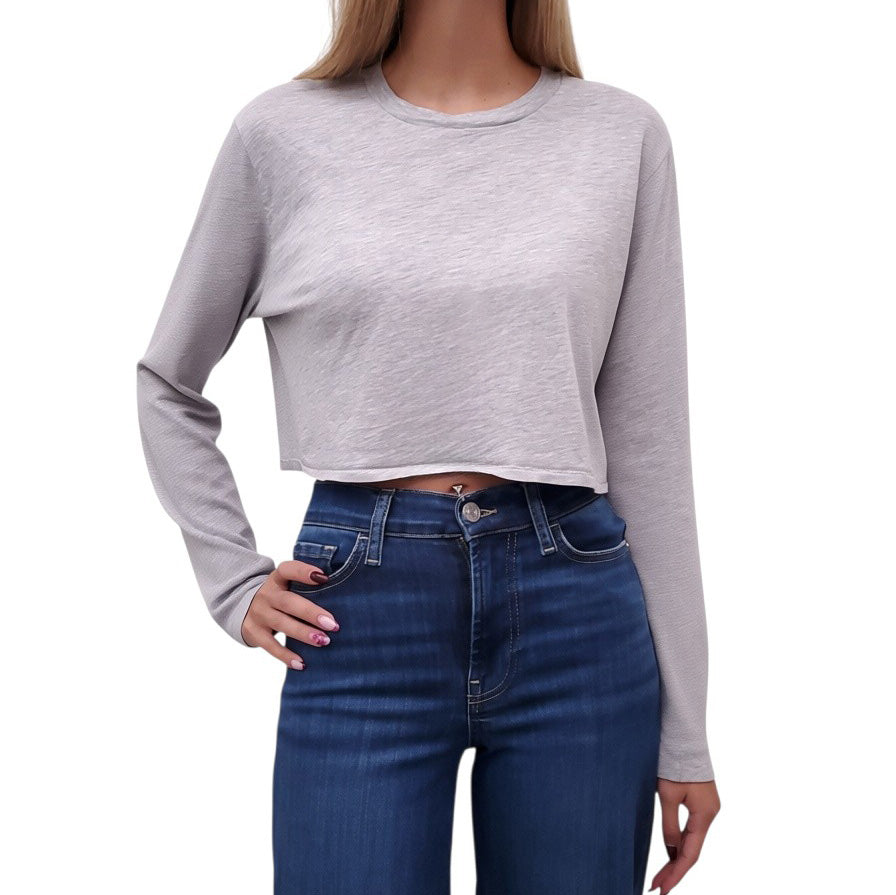 ÉTERNE GREY LONG SLEEVE - SIZE M