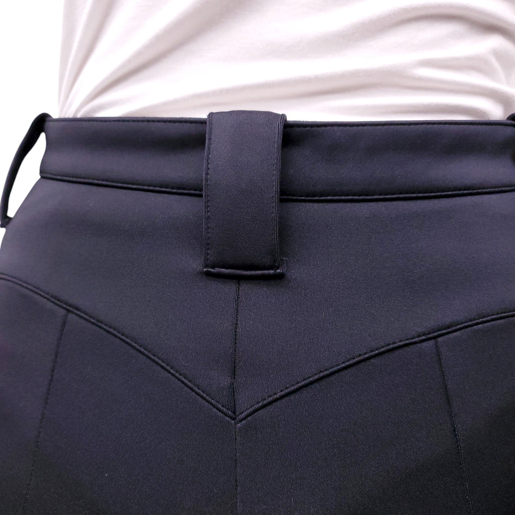 BALENCIAGA STRETCH TROUSERS WITH BELT LOOPS - SIZE 36