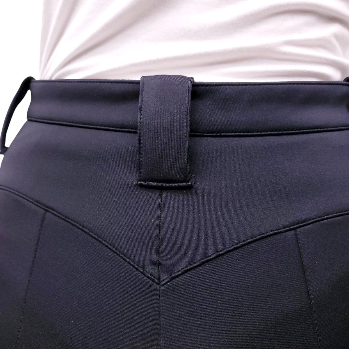 BALENCIAGA STRETCH TROUSERS WITH BELT LOOPS - SIZE 36