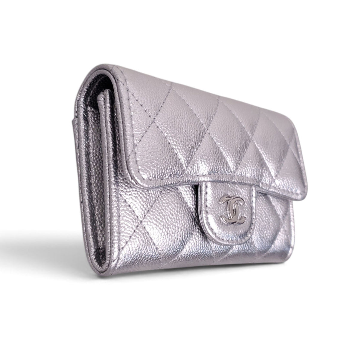 CHANEL SILVER CARD HOLDER