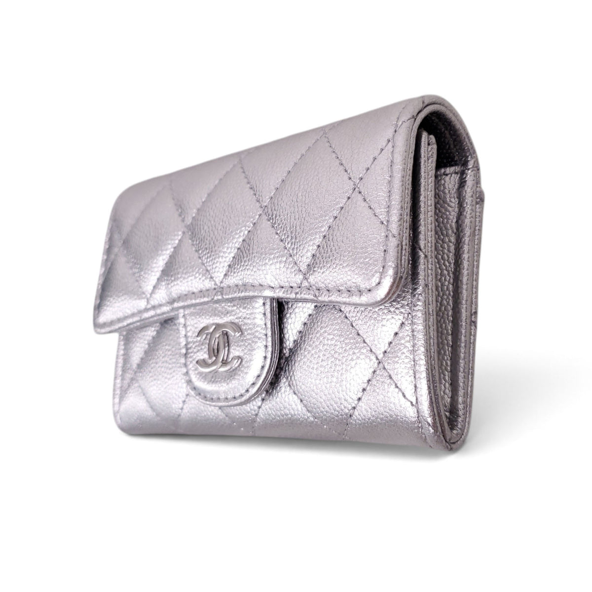 CHANEL SILVER CARD HOLDER