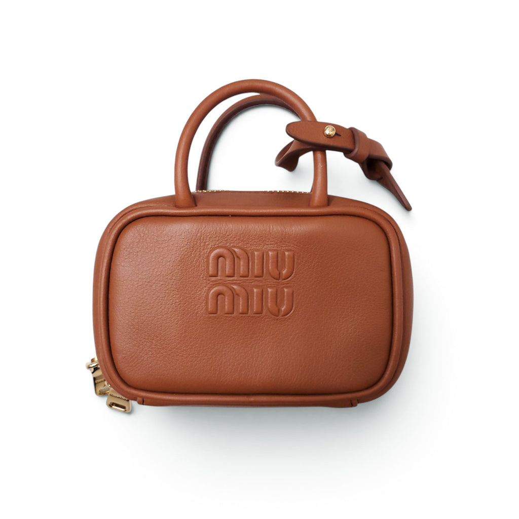 MIU MIU BEAU LEATHER MICRO BAG