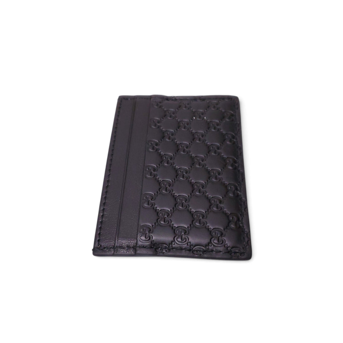 GUCCI BLACK LOGO CARD HOLDER