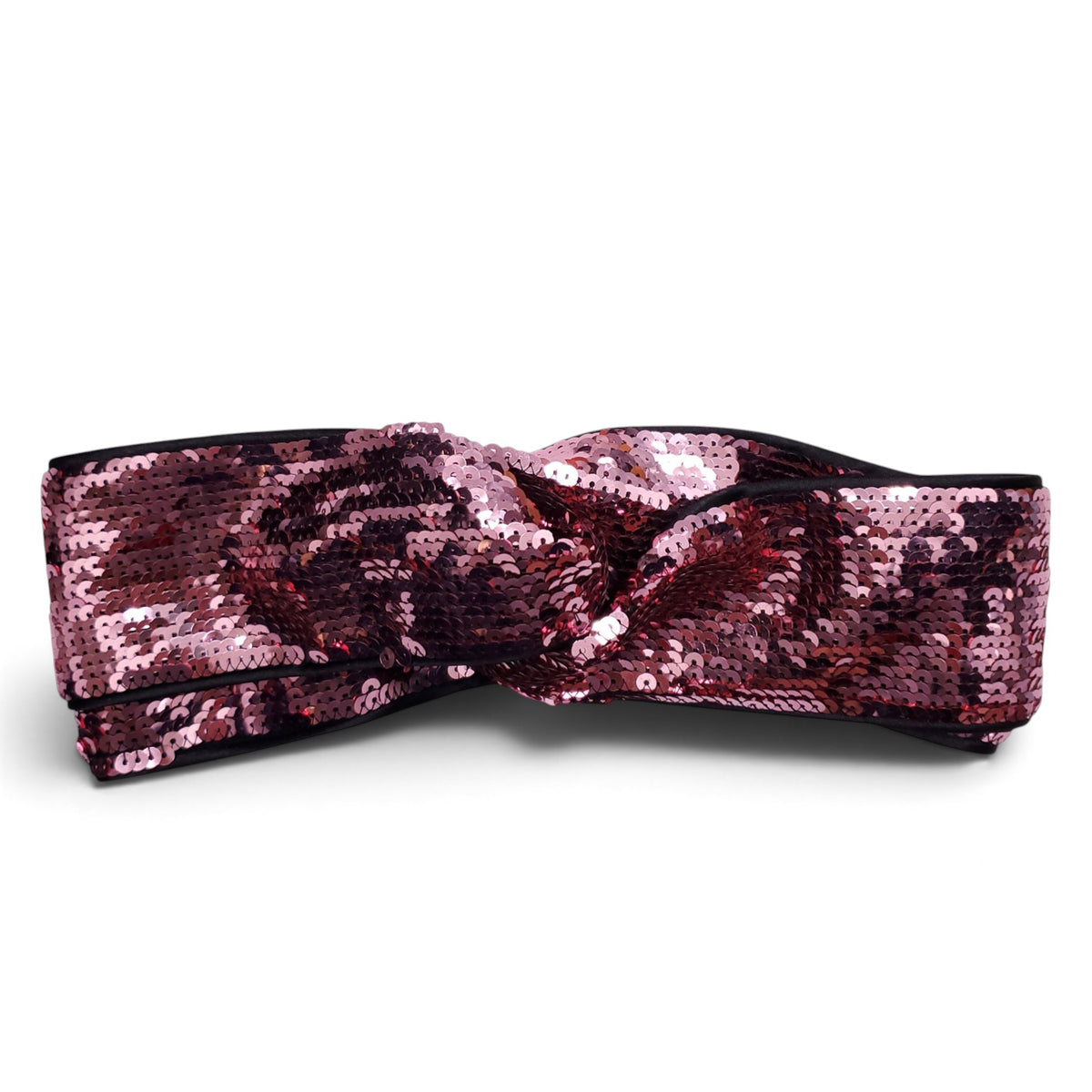 GUCCI PINK SEQUIN EMBELLISHED HEADBAND
