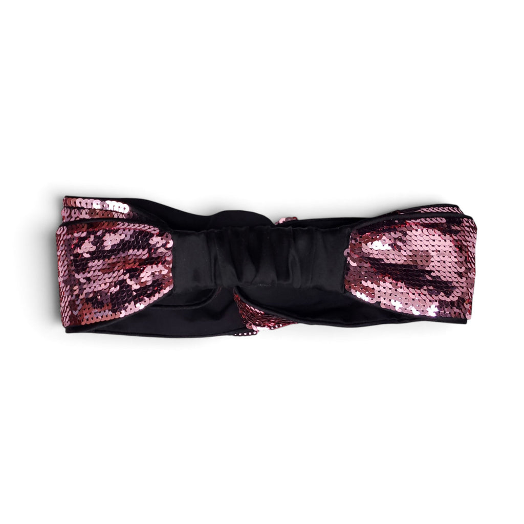 GUCCI PINK SEQUIN EMBELLISHED HEADBAND