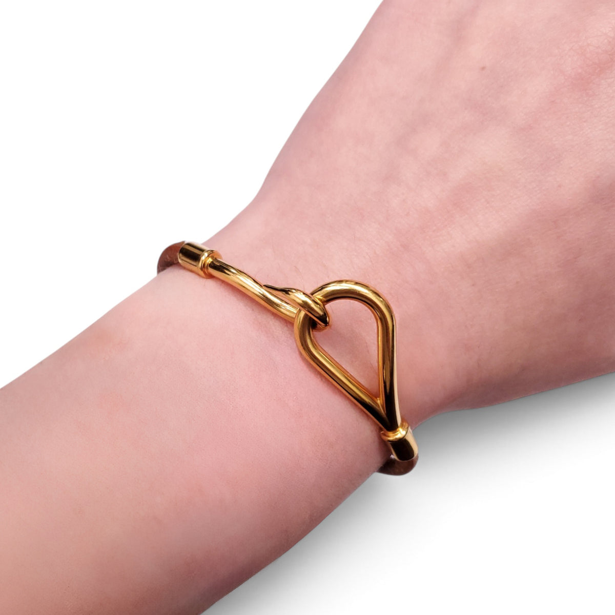 HERMÈS 3 PIECES LEATHER BRACELET SET