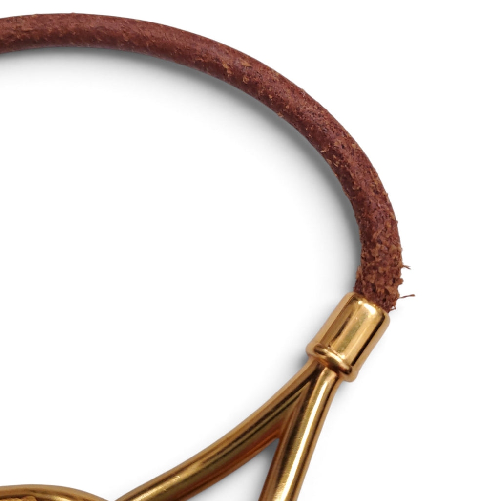 HERMÈS 3 PIECES LEATHER BRACELET SET