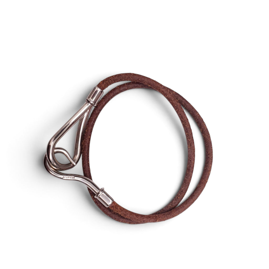 HERMÈS 3 PIECES LEATHER BRACELET SET