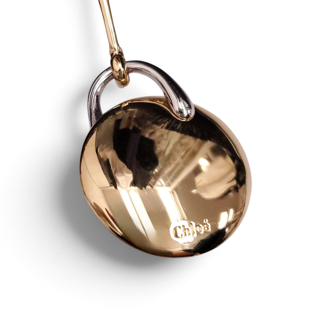 CHLOÉ BLACK CHOKER CHARM NECKLACE